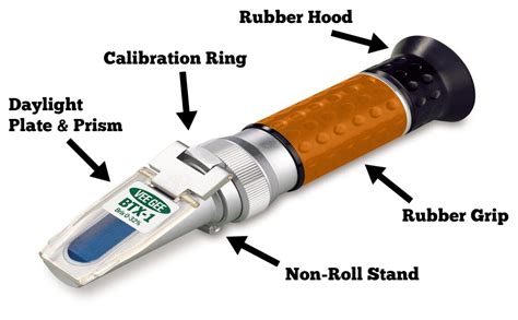 how to use a vee gee refractometer|btx 1.